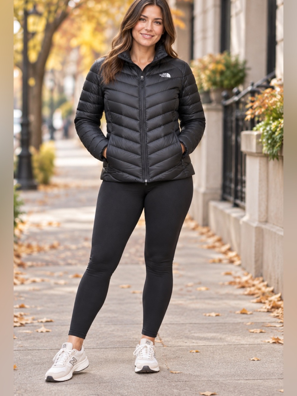 The North Face Women’s large Black Quilted Down Puffer Jacket